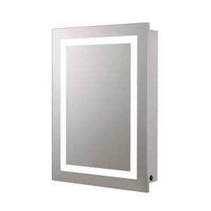 אירופאי סגנון ארון אמבטיה עם אור מכונת גילוח שקע IP44 LED מראה ארון לשימוש ביתי קיר רכוב ארון מראה - Product Image 2