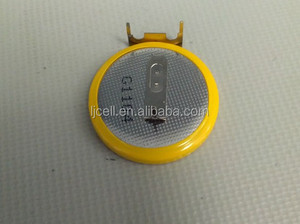 <span class=keywords><strong>LIR2032</strong></span> Li-Ion tipo de batería de 3,7 v recargable de Li-Ion moneda celular <span class=keywords><strong>LIR2032</strong></span> con pestañas - Product Image 2