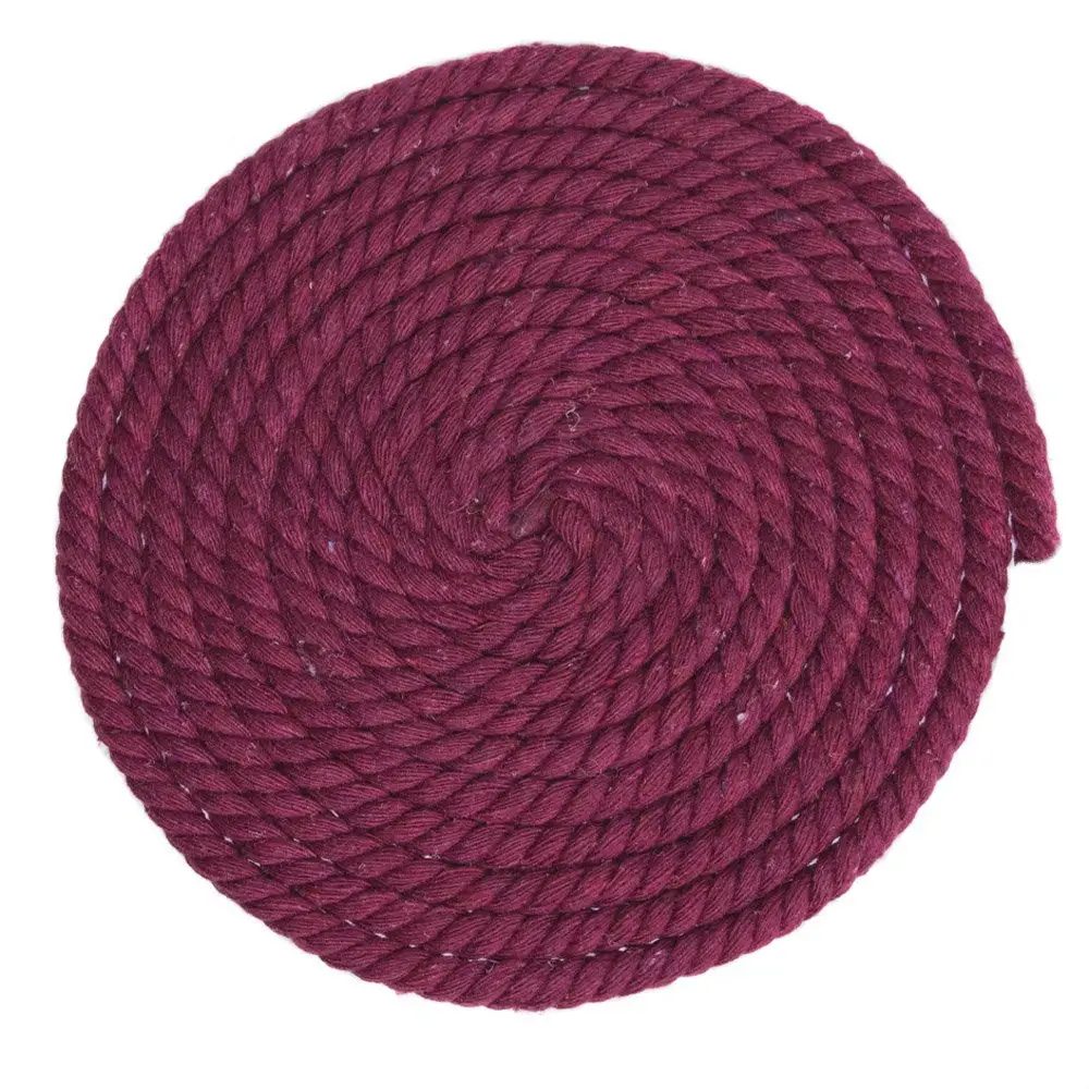 Cheap Thick Braided Colored Decorative Cotton Rope