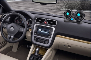 Quạt Làm Mát Kép Tự Động 12V Quạt Làm Mát Không Khí 360 Độ Điều Chỉnh Gió Mạnh Tự Động Quạt Làm Mát Không Khí - Product Image 6