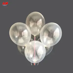 100 teile/beutel 10 Zoll Runde Form Helium Klar Transparente 10 Zoll Latex Ballons