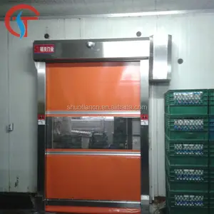 Gudang Lipat Cepat Kecepatan Tinggi Industri Roller Shutter Door