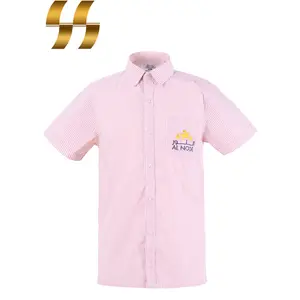 school uniform custom-made boys wearing asian pe uniform smart international design cvc strip