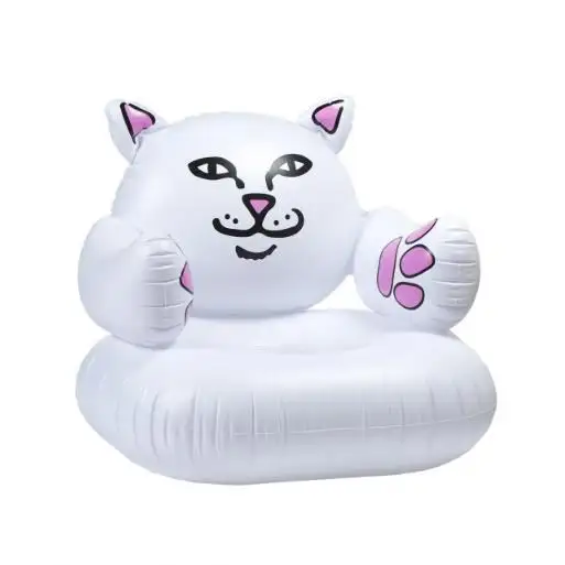 नए डिजाइन गुलाबी बिल्ली Inflatable सोफा कुर्सी स्विमिंग पूल नाव लाउंज सोफा