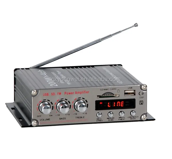 YW-281 portable Amplificateur Audio de Voiture DC