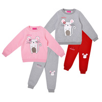 Invierno niños ropa niños suéter conjunto caliente ropa exterior