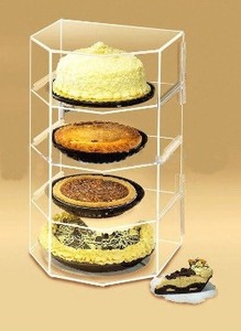 Tùy Chỉnh <span class=keywords><strong>3</strong></span> Hoặc 4 Tiers Acrylic Bánh Mì/Cupcake/Donut/Bakery Display Đứng Trường Hợp Perspex Bánh Tủ <span class=keywords><strong>Plexiglass</strong></span> Hộp Thực Phẩm - Product Image 6