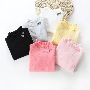 ילדי תינוק בנות בגדי חולצות חורף בנות תחתוני סוודר מוצרים סיטונאי מערבי ללבוש