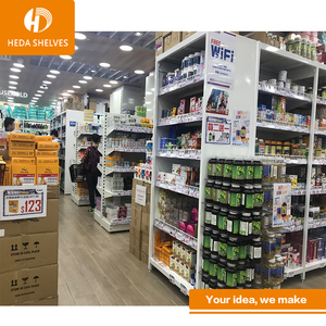 Sistema <span class=keywords><strong>de</strong></span> estantería góndola para tienda <span class=keywords><strong>de</strong></span> comestibles, <span class=keywords><strong>venta</strong></span> al por menor, moderna, unidades <span class=keywords><strong>de</strong></span> exhibición usadas - Product Image 6