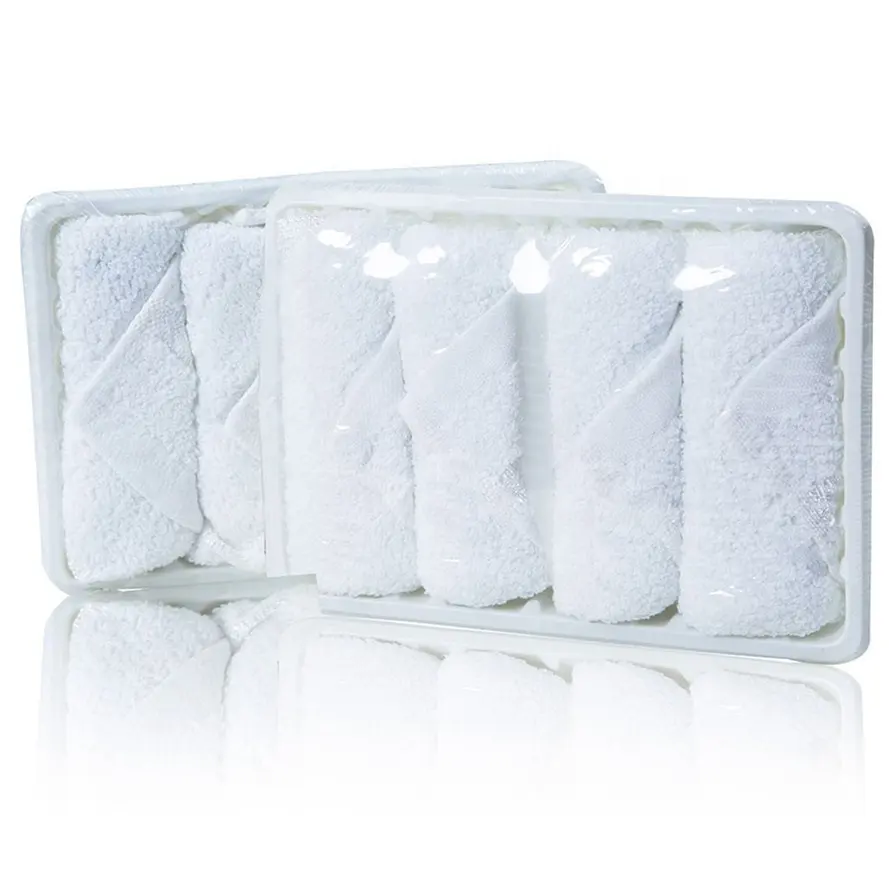 100% cotton disposable perfumed towel airline hot towel restaurant wet towel