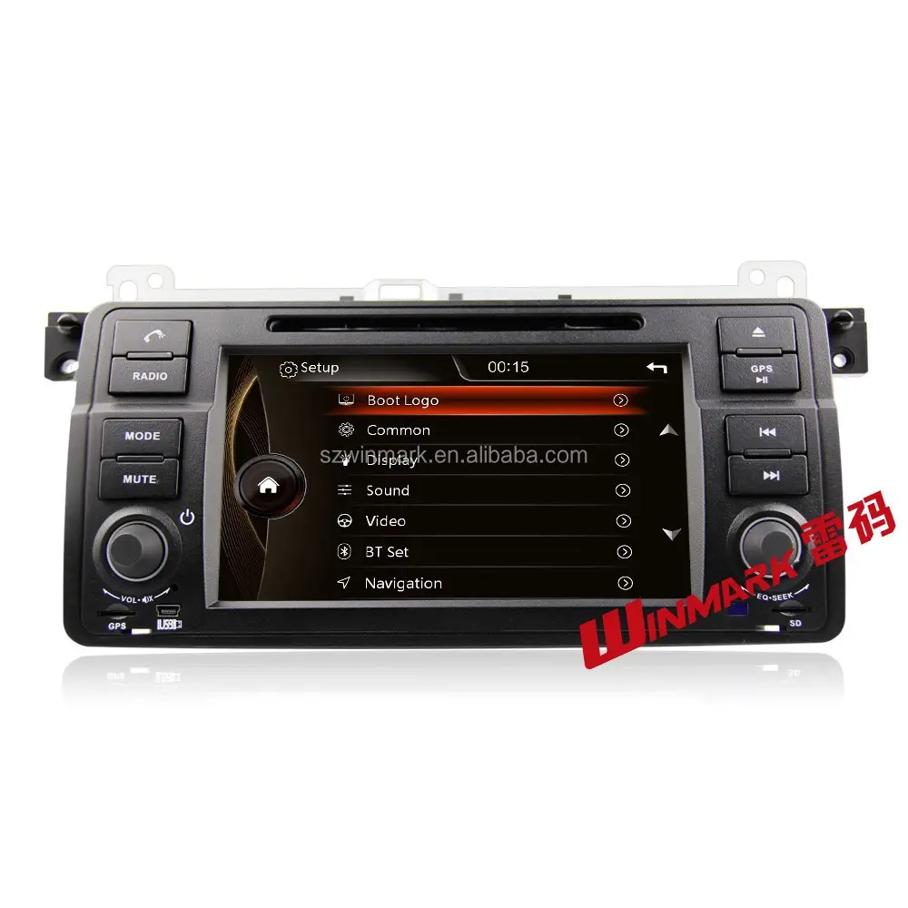 7" 1 din tft-lcd-touchscreen car-audio mit mtk3360 Plattform( win ce6.0) und GPS/bt/dvd/SD/usb/3G für bmw 3er e46( 1999- 2006)