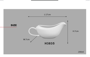 Chaozhou-fábrica de porcelana, barco, crema, salsa blanca, venta al por mayor - Product Image 6