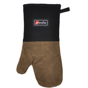 Gants de four en cuir résistants à la chaleur-mitaines de cuisson antidérapantes pour <span class=keywords><strong>cuisine</strong></span> boulangerie micro-ondes cuisson barbecue professionnel - Product Image 6