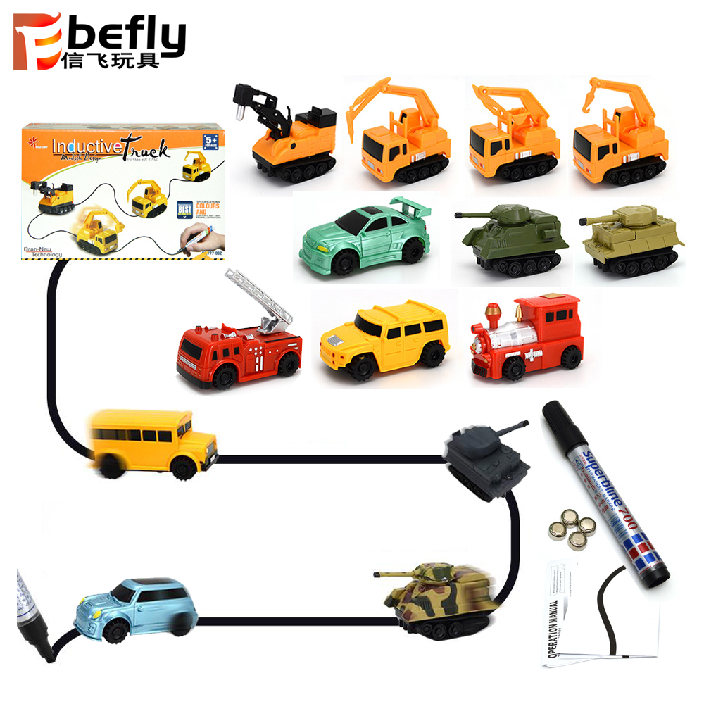Zhliuqo Coche de Que Sigue líneas Dibujadas: Coche inductivo mágico con Sensor óptico, cochede inductivo, cocheinteractivo con detección de líneas Dibujadas para niños y niñas Zhliuqo Coche de Que Sigue líneas Dibujadas: Coche inductivo mágico con Sensor óptico, cochede inductivo, cocheinteractivo con detección de líneas Dibujadas para niños y niñas