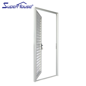 Puerta Abatible de Aluminio con Excelente Ventilación, Puerta Exterior con Rejilla, Puertas Francesas con Rejilla - Product Image 6