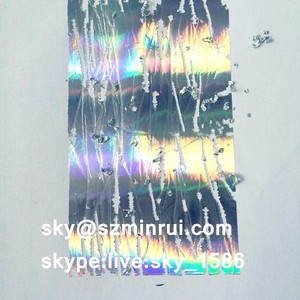 A4 Đồng Bằng Hologram Destructible Vinyl Eggshell Sticker Giấy, Ultra Phá Hủy Hologram Egg Shell Giấy Tờ Vật Liệu - Product Image 4