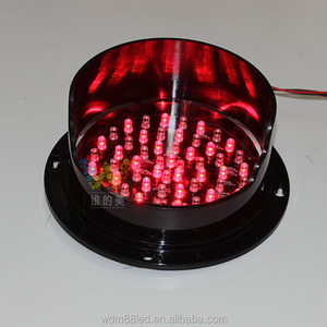 Shenzhen mejor calidad hechos a medida 125mm lámpara <span class=keywords><strong>de</strong></span> luz roja <span class=keywords><strong>de</strong></span> señalización LED mini luz <span class=keywords><strong>de</strong></span> tráfico - Product Image 2