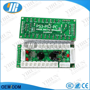Bộ Trò Chơi Điện Tử Tự Làm Dành Cho PC/PS2/PS3 Bộ Mã Hóa USB + Cần Điều Khiển SANWA + Nút Ấn SANWA 30 & 24Mm + Dây Cáp Cho PCB - Product Image 4