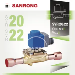 Valvola Solenoide in Ottone per Freon di Condizionatori con Bobina AC 230V 110V 220V per ODF 7/8 1-1/8 1-3/8 Saldatura <span class=keywords><strong>EVR</strong></span> EVR20 EVR22 - Product Image 1