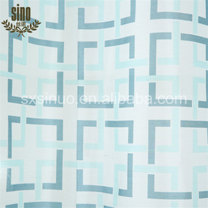 Cortinas dormitorio <span class=keywords><strong>Azul</strong></span> Geométrico Impresión de Última Moda - Product Image 3