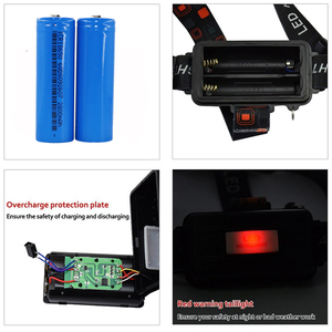 2000lm công suất cao Led Đèn Pha T6 + 2 * COB siêu sáng không thấm nước IPX5 USB sạc đèn pha với Zoomable đầu - Product Image 5