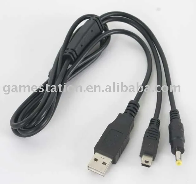 USB Tautan Pengisi Daya Kabel untuk PSP PSP1000