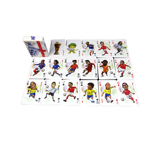 Stampa personalizzata <span class=keywords><strong>di</strong></span> Calcio Carte Da Gioco <span class=keywords><strong>di</strong></span> Regalo Promozionale Carte Da Gioco Gioco <span class=keywords><strong>di</strong></span> Carte Da Poker - Product Image 1