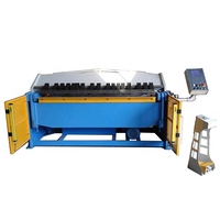 Machine plieuse automatique certifiée CE pour tôles, avec système de dépose de doigts amovible, pour la pliage de boîtes et de panneaux en acier inoxydable et aluminium