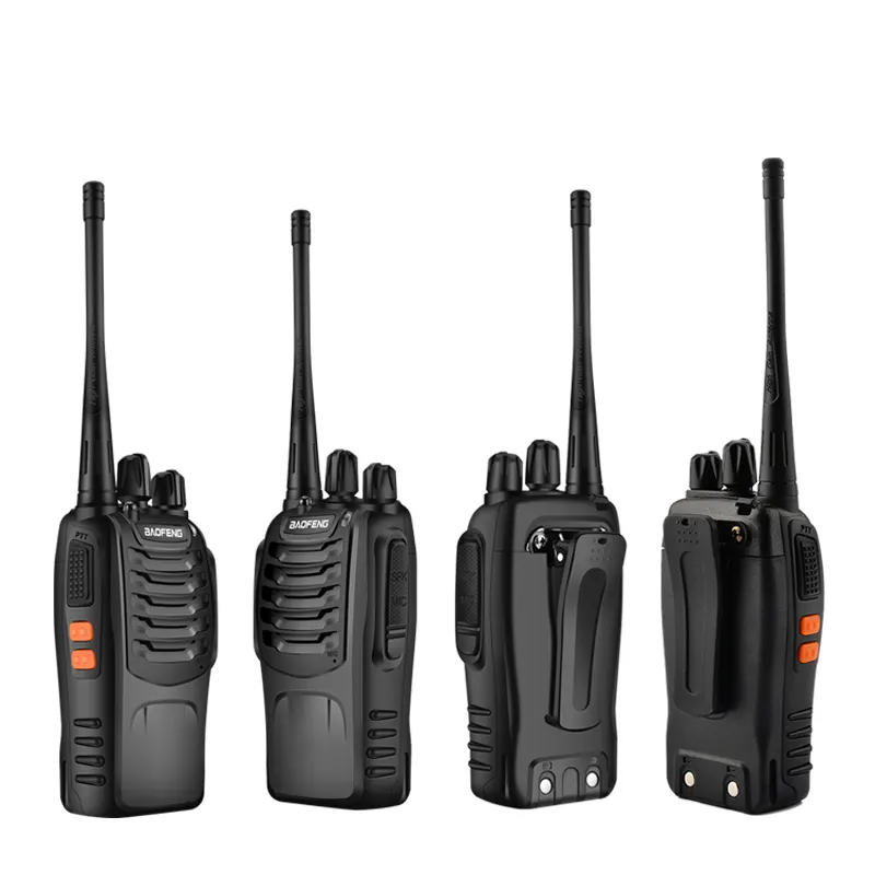 Orginal Hot Long Range BF-888s Ht Baofeng Rádio em Dois Sentidos 400-470MHz Handheld UHF Criptografados Walkie Talkie BF 888s A08c