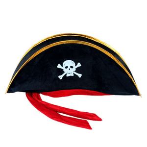 <span class=keywords><strong>Sombrero</strong></span> de <span class=keywords><strong>pirata</strong></span> negro de capitán de nueva moda para fiestas de Halloween <span class=keywords><strong>sombrero</strong></span> de fiesta festiva - Product Image 2