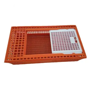 Plastic transport chicken cage for poultry farm