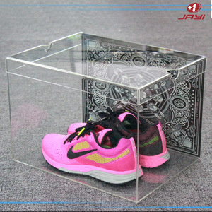 Tùy Chỉnh Thực Hiện Bán Buôn Lucite Nhựa Rõ Ràng Mini Showcase Với Nắp Trong Suốt <span class=keywords><strong>Acrylic</strong></span> Hộp Giày - Product Image 1