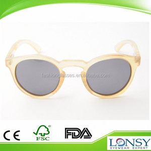 Diseño personalizado cuerno de búfalo gafas de sol, Negro caw cuerno, Amarillo de las ovejas del cuerno, Nuevo modelo MN225 - Product Image 4