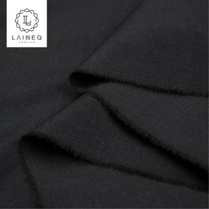 Chine usine personnalisée peignée noir <span class=keywords><strong>100</strong></span> <span class=keywords><strong>laine</strong></span> <span class=keywords><strong>tissu</strong></span> pour la vente en gros - Product Image 3