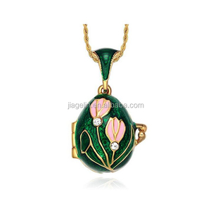 Лидер продаж, кулон в виде яиц на Пасхальный день Faberge, ожерелье, медальон, прямые продажи с фабрики - Product Image 2