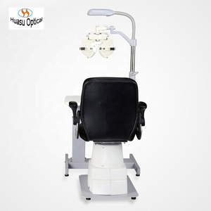 Set Tavolo Combinato per Optometria, Unità Poltrona Oftalmica per Negozio di Ottica, Attrezzatura per Esame Oculistico per Stanze Piccole o Confinate - Product Image 3