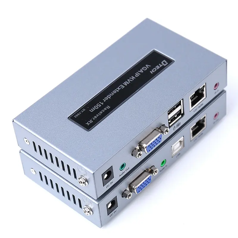 120M 4K 1080P KVM USB2.0 HDMI भरनेवाला के माध्यम से Cat5E / 6 संकेत वीजीए इंटरफ़ेस नेटवर्क केबल एडाप्टर