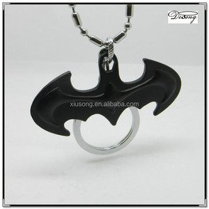 ys2358 in metallo personalizzati <span class=keywords><strong>batman</strong></span> nero catena chiave - Product Image 2