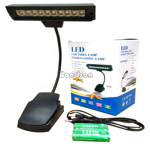 Bộ Nguồn Pin AA 10 Đèn LED Giá Đỡ Nhạc Piano Đèn Đọc Sách - Product Image 4