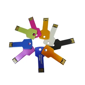 Тонкий металлический USB-флеш-накопитель в форме ключа, оптовая покупка USB-накопителей от производителя флеш-накопителей, бесплатная доставка