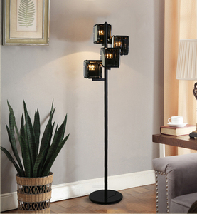 <span class=keywords><strong>Lampe</strong></span> autoportante en <span class=keywords><strong>verre</strong></span> gris <span class=keywords><strong>fumé</strong></span>, design unique, rétro, offre spéciale, 2022 - Product Image 5