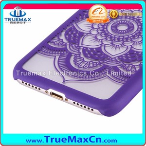 Fábrica al por mayor para el iphone 7 Caja Del Teléfono En Relieve Hollow <span class=keywords><strong>Stramonium</strong></span> PC, para el iphone 7 Caso - Product Image 6