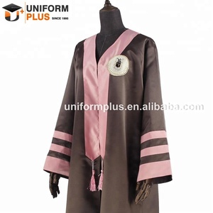 Robe et toge de remise de diplôme longues roses pour femme <span class=keywords><strong>arabe</strong></span> - Product Image 2