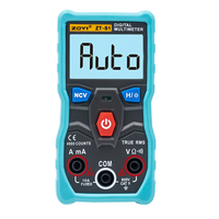 ZOTEK ZT-S1 Multimeter LCD Digital, pengukur jarak otomatis AC/DC/NCV dengan tes tegangan induksi untuk penggunaan Multi Meter