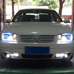 Hai tròng Cao thấp chùm chiếu halogen hid led ánh sáng Phía Trước bội thu sương mù đèn ống kính ánh sáng chủ Đối Với vw volkswagen vento các bộ phận - Product Image 6