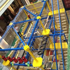 Indoor Portable Ropes Adventure Course Indoor Playground EquipmentためSale