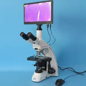 Microscope With Lcd Screen Boshida 12-inch HD Touch Screen For Microscope With Built-in 16MP Camera And WIFi Blue Tooth Win10 System