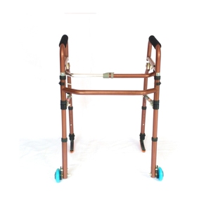 China fábrica andador alta calidad <span class=keywords><strong>real</strong></span> aleación de aluminio caminar ayudas plegable andador - Product Image 2