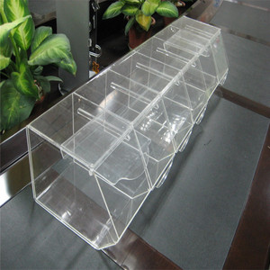 custom supermarket candy bin and storage box acrylic candy bin acrylic candy box