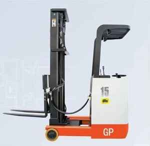 Hot Pequeno Certificado 1t Economia Empilhador Elétrico Completo Estágio Único Mastro 1950mm Altura De Elevação - Product Image 6